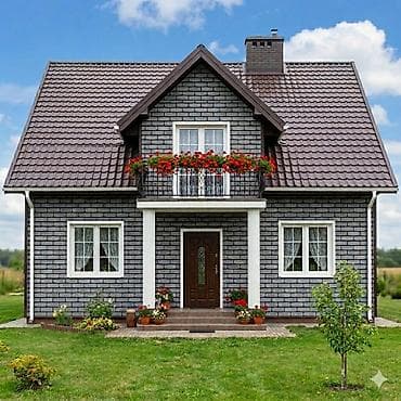 сла: Фасадная плитка ТЕХНОНИКОЛЬ, серия HAUBERK 🧱 Фасадная плита Хауберг — 2