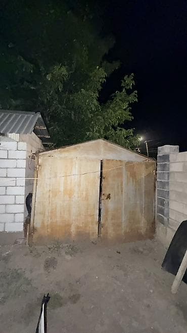 Металлический гараж/хозблок - Материал: стальной лист, каркас из