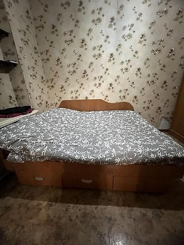 Мебель: Двуспальная кровать, С матрасом, длина - 200 см — 2
