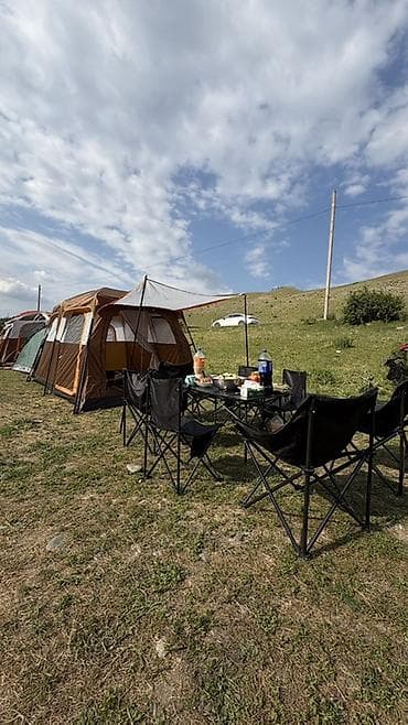 Спорт и отдых: 🏕️ Кемпинг палатка (?185 см) Бул кең жана ыңгайлуу кемпинг палатка — 1