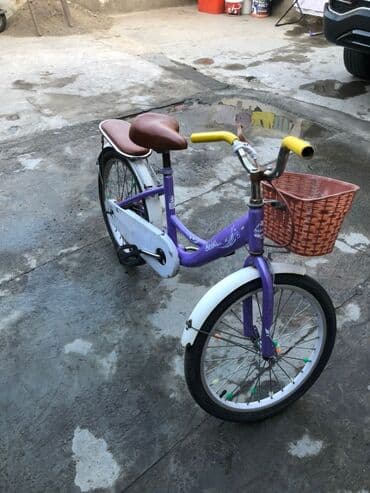 велосипед рассрочка: Детский велосипед, 2-колесный, 6 - 9 лет, Для девочки, Б/у — 2