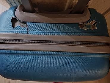 дорожные сумки на колёсах бишкек: Чемодан, Б/у, Материал: Пластик, Большой (более 70 л), На колесах — 7
