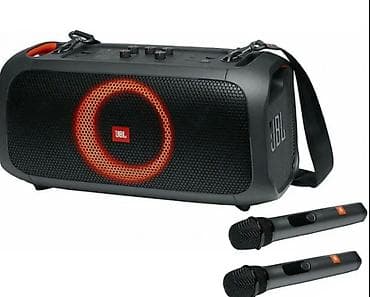 домашнее караоке: Портативная караоке‑система JBL PartyBox On The Go с двумя — 2