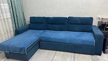 Диваны: Угловой диван, C подушками, Двухместный — 1