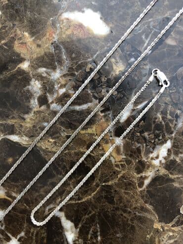 золотые цепочки бу: Комплект из серебра 925 пробы
Италия
Тоненький и нежный комплект — 1