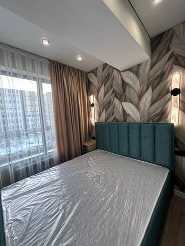 сдаю квартиру 2 к студ центр новый ремонт в квартире имеется все необходимое район панфиловабоконбаева: 2 комнаты, 40 м², Элитка, 8 этаж, Дизайнерский ремонт — 6