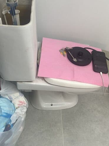 купейный шкаф: Унитаз Напольный, Материал: Фаянс — 2