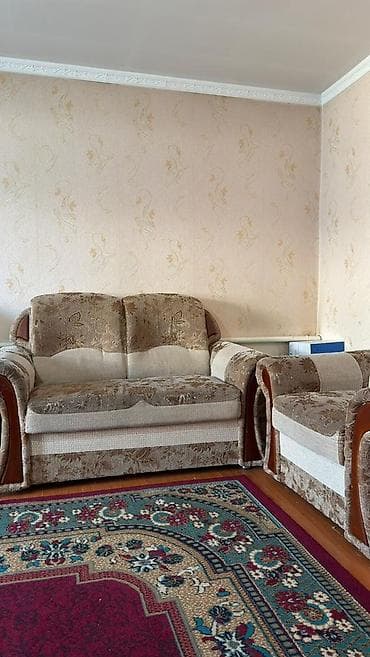 стулья для гостинной: Комплект мягкой мебели, цвет - Коричневый — 6