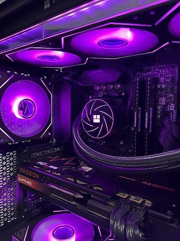 dark project: Компьютер, ядер - 16, ОЗУ 32 ГБ, Для работы, учебы, Б/у, AMD Ryzen 7, AMD Radeon RX 7800 XT, NVMe — 5