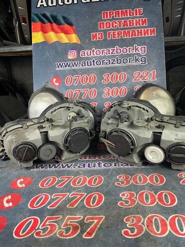 автозапчасти в бишкеке на мерседес: Комплект передних фар Mercedes-Benz 2001 г., Б/у, Оригинал, Германия — 3