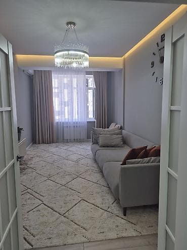 квартиры токмак: 3 комнаты, 89 м², Тунгуч мкр Элитка, 8 этаж, Дизайнерский ремонт — 1