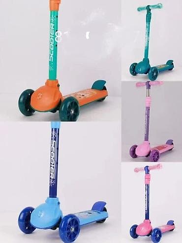 детские сомакаты: Детский самокат, Двухколёсный — 4