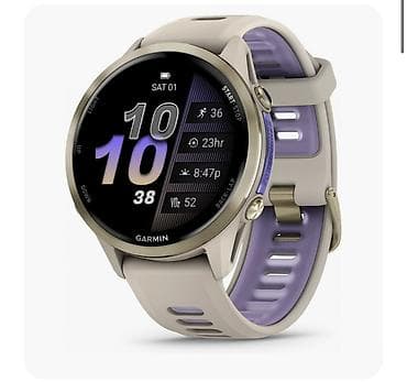 Спортивные часы Garmin (серия Forerunner970) с круглым сенсорным