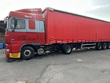 спец трал прицеп: Тягач, DAF, 2003 г., Тентованный — 10