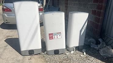 настенный обогреватель: Накопительный водонагреватель Объем бака: 80 л, Ariston, Электрический, Панель управления, Б/у — 1