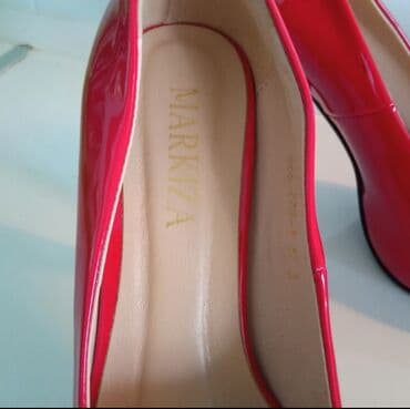 Угги: Туфли, 37, ALS, Новый, цвет - Красный, Самовывоз — 2