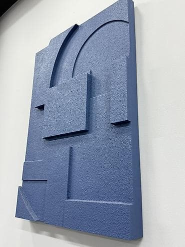 Рельефная настенная панель/арт-объект, монохромная. - Тип