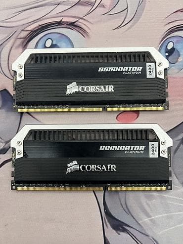 Оперативная память (RAM) для ПК, Б/у, Corsair, 16 ГБ, DDR3, 2400 МГц — 2