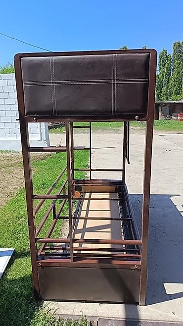 Двухъярусная металлическая кровать - Прочная сварная рама из стальных — 4