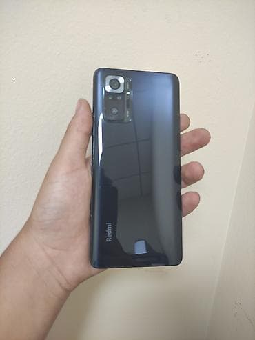 5 iphone: Redmi, Redmi Note 10 Pro, Б/у, 128 ГБ, цвет - Серый, 2 SIM — 1