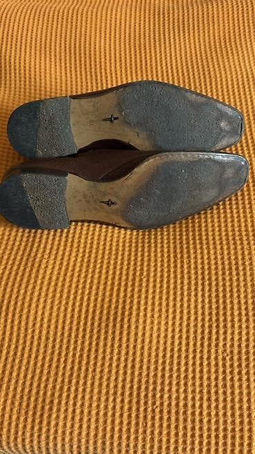 Мокасины и лоферы: Лоферы, 44, Б/у, цвет - Коричневый — 5