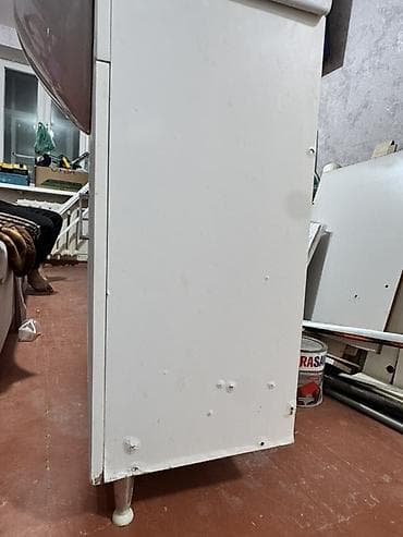 зеркало в ванную бу: Тумба для ванны, Б/у, С раковиной, ЛДСП, Самовывоз, цвет - Белый — 4