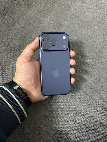 IPhone 17 Pro, Новый, 256 ГБ, Синий, Защитное стекло, Чехол, Кабель, 100 %