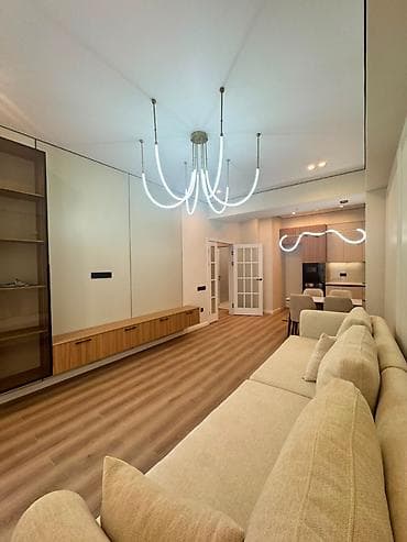 discovery studio: 2 комнаты, 64 м², Асанбай мкр Элитка, 10 этаж, Свежий ремонт — 2