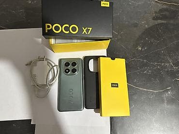 часы 4g: Poco X7, Б/у, 256 ГБ, цвет - Голубой, 2 SIM — 2
