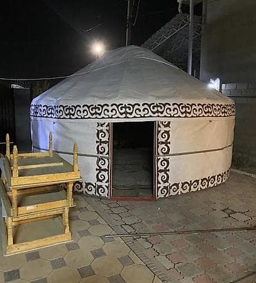 Аренда юрты, Каркас Металлический, 75 баш, Казан, Посуда, С полом — 2