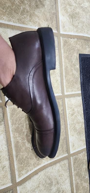 коричневые туфли: Мужские туфли, 44, Б/у, цвет - Коричневый — 4