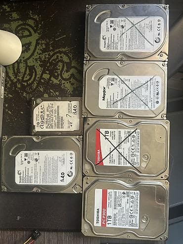 hitachi: Накопитель для ПК, Б/у, Hitachi, HDD, 1 ТБ, 2.5", Для ПК — 1