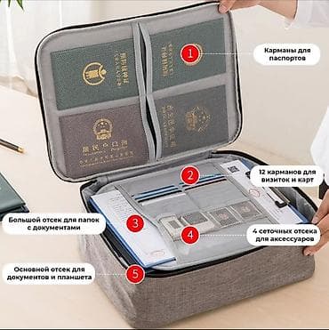 Устали от беспорядка в документах? * Сумка для документов -