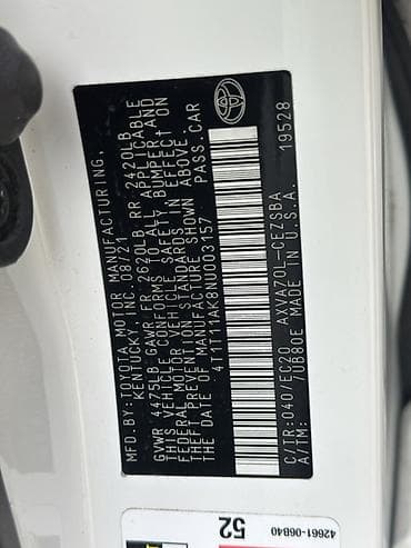 r15 185 55: Toyota Camry: 2022 г., 2.5 л, Автомат, Бензин, Седан — 8