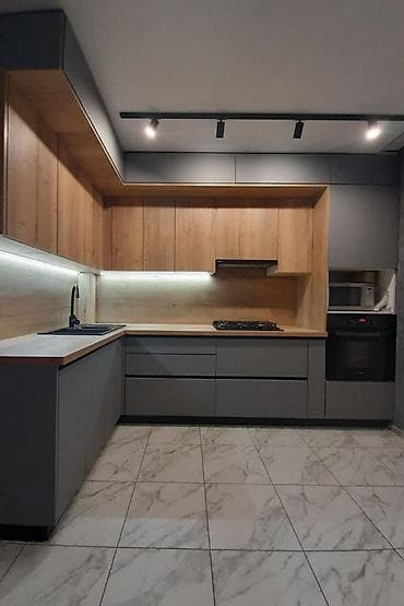 наклейки на кухонную мебель: Мебель на заказ, Кухня, Стулья, Кухонный гарнитур, Стол — 6