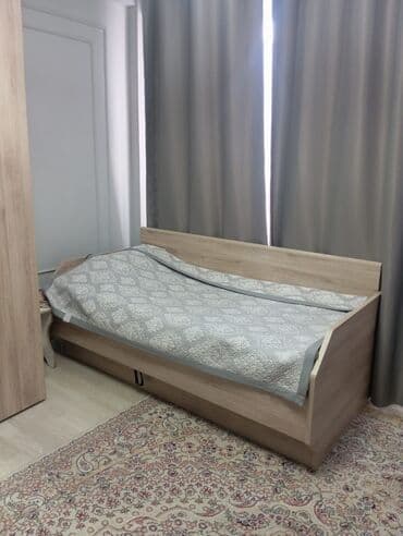 купить двуспальную кровать с матрасом бу: Односпальная кровать, Б/у, С матрасом, В рассрочку, длина - 200 см — 2