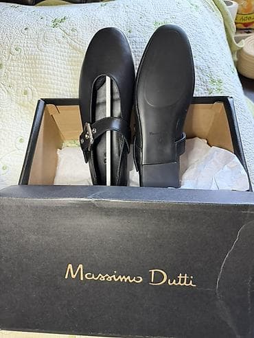 Личные вещи: Туфли, 37, Massimo Dutti, Новый, цвет - Черный, Самовывоз, Платная доставка — 1