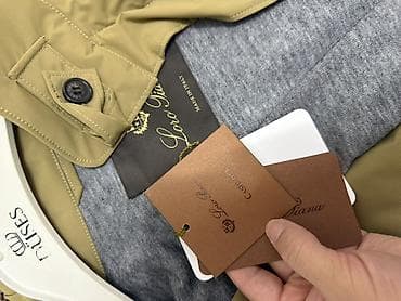 шаль пуховая: Оригинал купили Manzoni за 17000 сом Мужская парка/куртка Loro Piana — 5