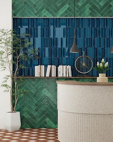 hi tech: Керамические плитки, мозайки, кафель разных видов, разного цвета — 10