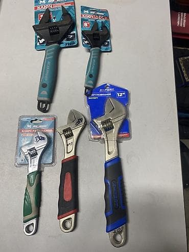 Строительное оборудование: Разводные ключи с эргономичными ручками - Тип: универсальные — 3