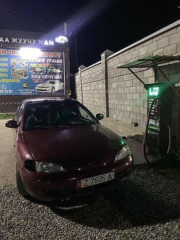 Транспорт: Hyundai Avante: 1997 г., 1.6 л, Кол менен иштөөчү, Бензин, Седан — 9