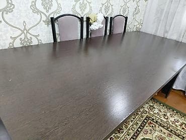 Кухонный стол, Б/у, Прямоугольный, Нераскладной