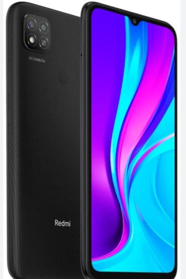 Redmi, Redmi 9, Б/у, 64 ГБ, цвет - Черный, 2 SIM