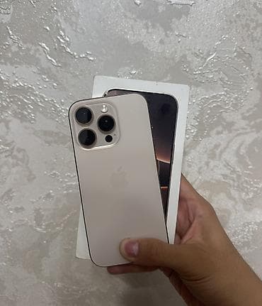 IPhone 16 Pro, Б/у, 128 ГБ, Desert Titanium, 91 %