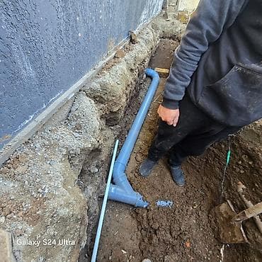 Монтаж наружной канализации и дренажа под ключ Предлагаем
