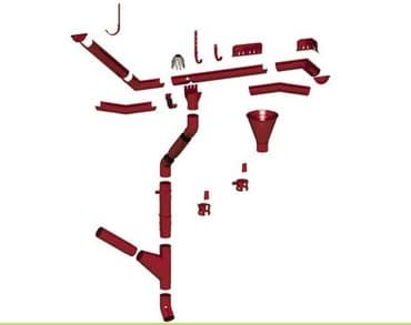 уличные раковины: Водосток, Водосточные системы, Водослив: Желоб, Сливы, Трубы — 9