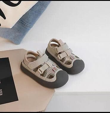 Детские сандалии-кроссовки - Закрытый носок с усилённой резиновой