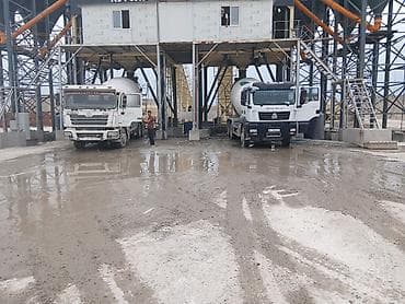 Строительный бетон, M-100, Для фундамента,класса B7,5