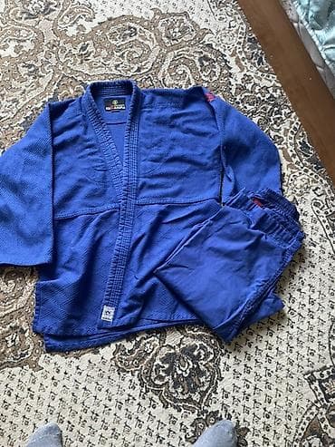 костюм милиционера: Кимоно (ги) для дзюдо/бразильского джиу-джитсу, синее, комплект — 1