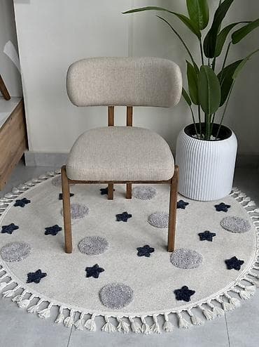 small table: Стул для кухни, Новый, Дерево, В рассрочку, цвет - Бежевый — 3